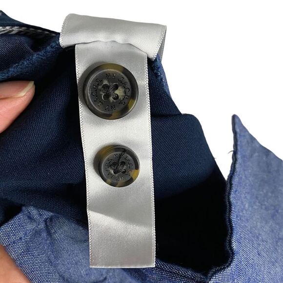 Jachs New York Men's Navy Flat Front Classic Fit Shorts - Picture 6 of 7